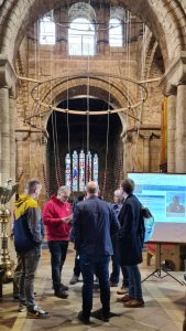 The Bells at Melbourne are rung from the floor of the Chancel